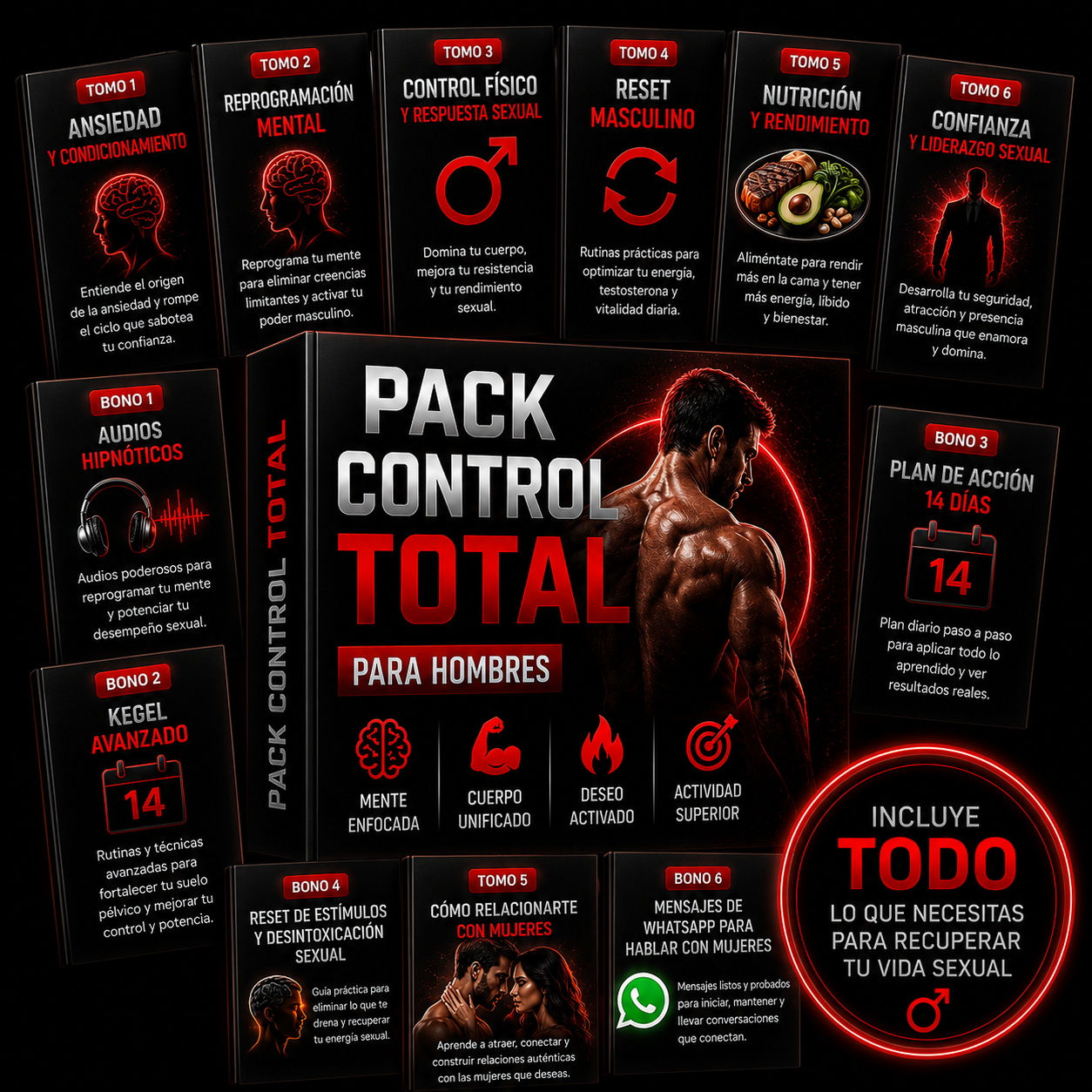 Control total Reset masculino + Bonus